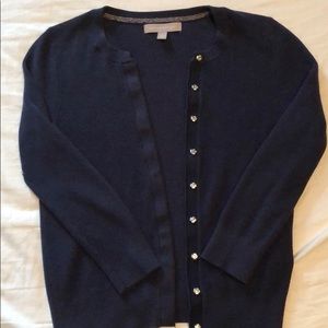 Blue cardigan